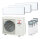 Mitsubishi Heavy 2x SRK 25 ZS-WF / 1x SRK 35 ZS-WF und SCM 71 ZS-W Multi Split Klimaanlage