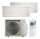 Daikin Stylish 1x FTXA 25CW  / 1x FTXA 35CW und 2MXM40A9 Multi-Split Klimaanlage
