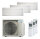 Daikin Stylish 2x FTXA 20CW  / 1x FTXA 25CW und 3MXM40A9 Multi-Split Klimaanlage