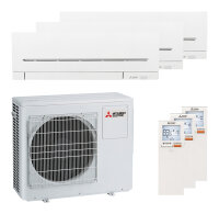 Mitsubishi Electric 3x MSZ-AY35VGK Kompakt und MXZ-3F68VF...