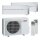 Mitsubishi Electric 2x MSZ-LN25VGK Diamond und MXZ-2F33VF Multi-Split-Klimaanlage