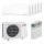 Mitsubishi Electric 5x MSZ-EF25VGK Premium und MXZ-5F102VF Multi-Split-Klimaanlage