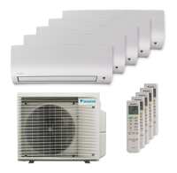 Daikin Comfora 5x FTXP 25N9 und 5MXM90A9  Multi-Split...