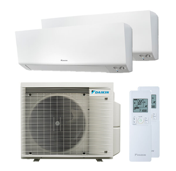Daikin Perfera 1x FTXM 25A / 1x FTXM 35A und 2MXM40A Multi-Split Klimaanlagen SET inkl. Quick Connect